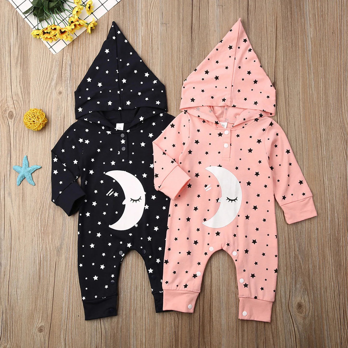 Infant Baby Boys Girls Jumpsuits Long Sleeve