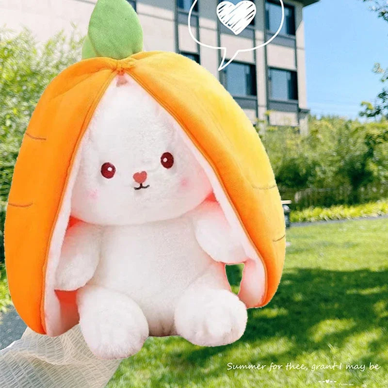 Carrot Strawberry Rabbit Plush Toy