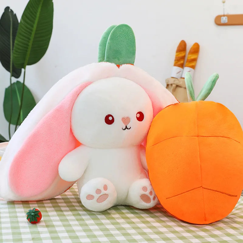 Carrot Strawberry Rabbit Plush Toy