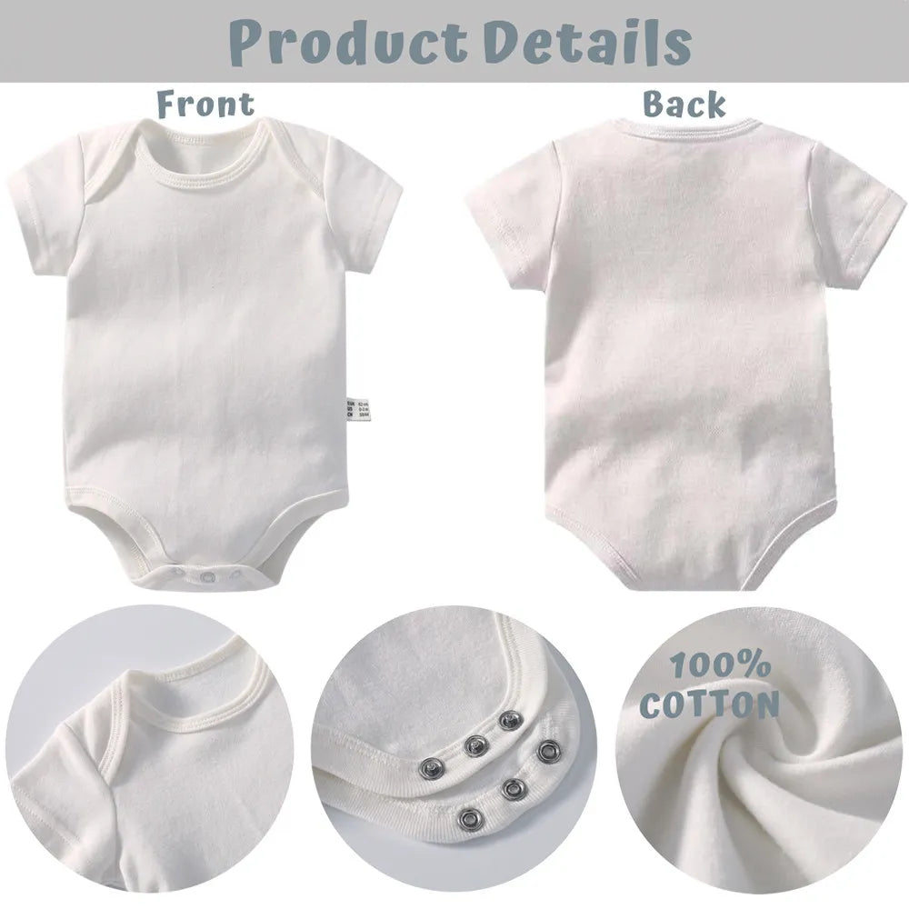 Summer Romper Plain White