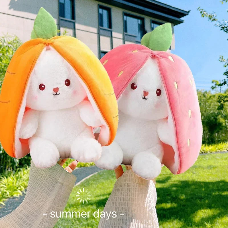 Carrot Strawberry Rabbit Plush Toy