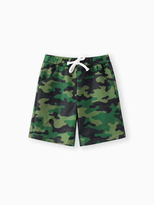 Naia Camouflage Print Elasticized Shorts